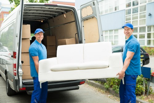 Movers helping with a residential move in Richmond upon Thames