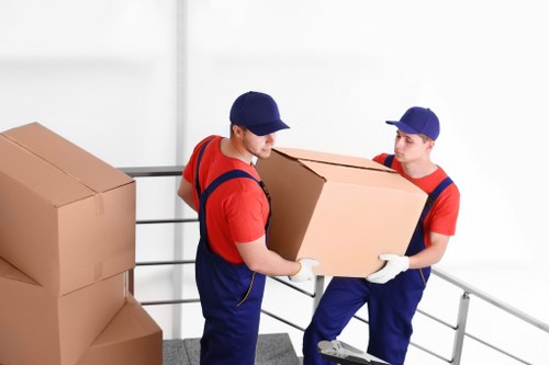 Removal team preparing a house move in Richmond upon Thames