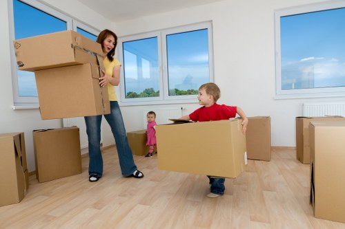 Careful furniture loading by house removalists in Richmond upon Thames