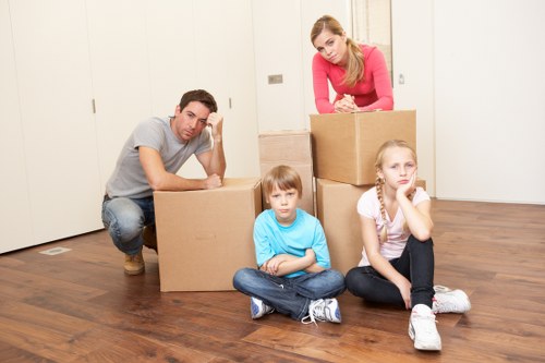 Packing boxes and furniture for a local move in Richmond upon Thames
