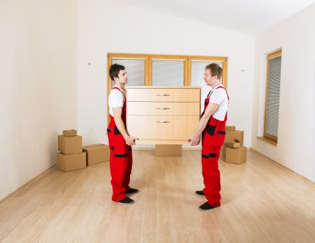 Commercial movers handling business equipment in Richmond